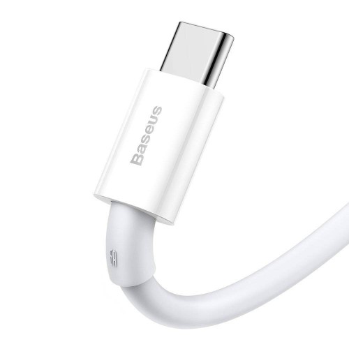 USB kabelis Baseus Superior iš USB į Type-C 66W 2.0m baltas CATYS-A02