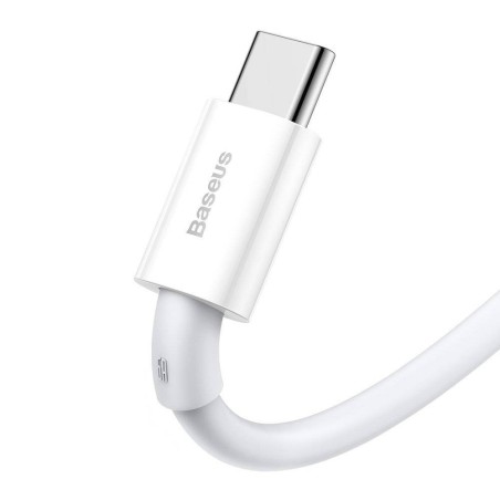 USB kabelis Baseus Superior iš USB į Type-C 66W 2.0m baltas CATYS-A02