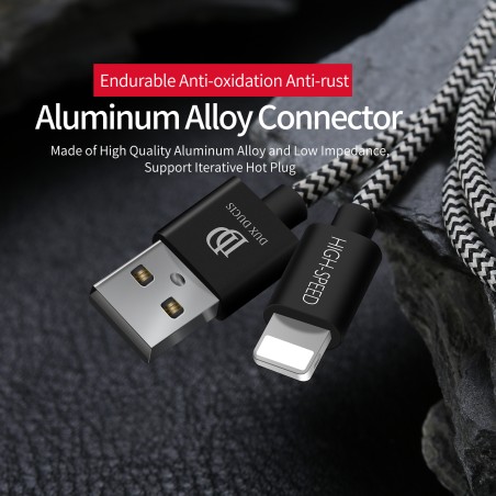 USB kabelis Dux Ducis K-ONE Lightning FastCharging 1.0m