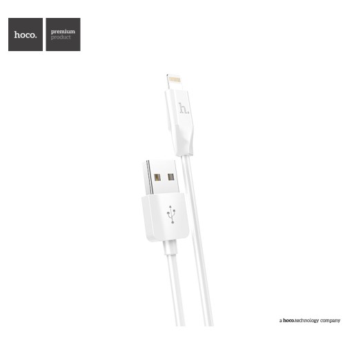 USB kabelis Hoco X1 Lightning 2.0m baltas