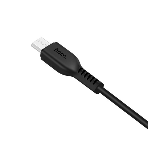 USB kabelis Hoco X20 USB-A to MicroUSB 2.0m juodas