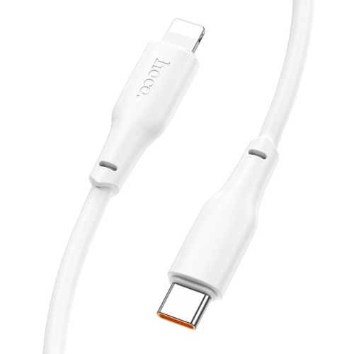 USB kabelis Hoco X93 60W USB-C to USB-C 1.0m baltas