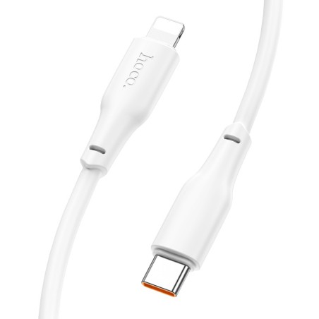 USB kabelis Hoco X93 60W USB-C to USB-C 1.0m baltas