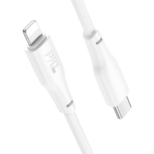 USB kabelis Hoco X93 60W USB-C to USB-C 1.0m baltas