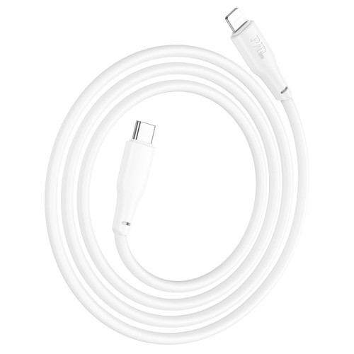 USB kabelis Hoco X93 60W USB-C to USB-C 1.0m baltas