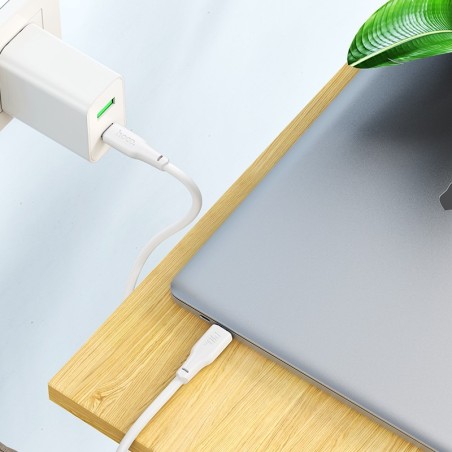 USB kabelis Hoco X93 PD20W USB-C to Lightning 2.0m baltas