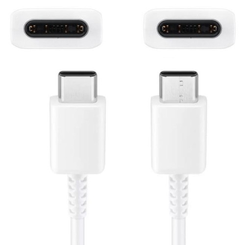 USB kabelis Samsung EP-DA705BWE 25W 3A Type-C-Type-C 1.0m baltas