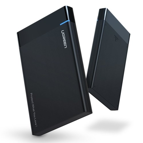 2.5 HDD SSD adapteris Ugreen US221 + 0.5m cable juodas