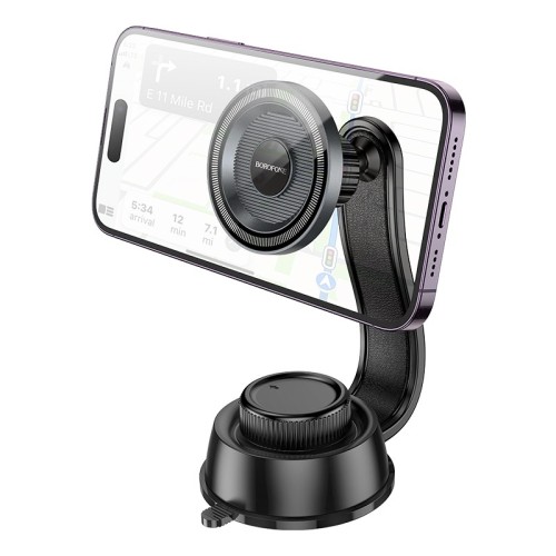 Automobilinis telefono laikiklis Borofone BH123 (dashboard) juodas