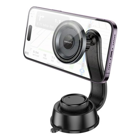 Automobilinis telefono laikiklis Borofone BH123 (dashboard) juodas