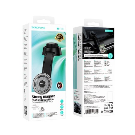 Automobilinis telefono laikiklis Borofone BH123 (dashboard) juodas
