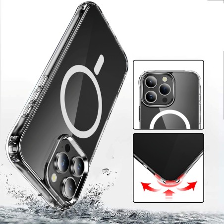 Dėklas Perfectionists Clear Mag Case Apple iPhone 12/12 Pro skaidrus