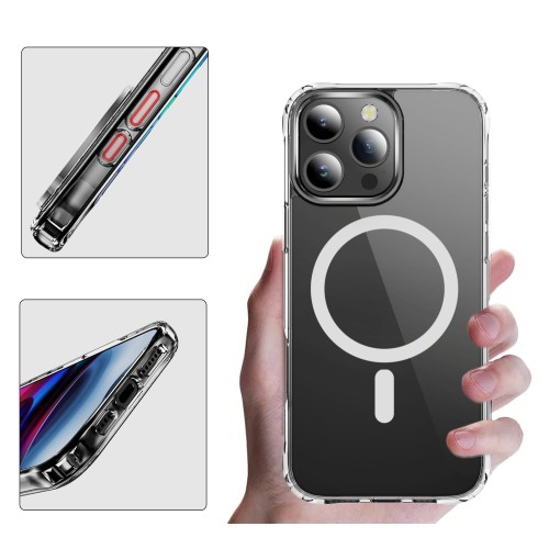 Dėklas Perfectionists Clear Mag Case Apple iPhone 13 mini skaidrus