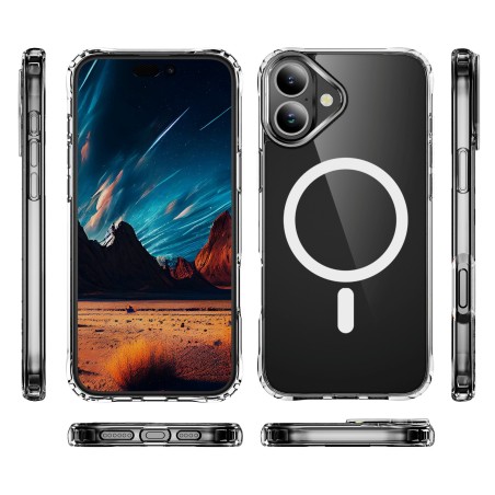 Dėklas Perfectionists Clear Mag Case Apple iPhone 16 skaidrus