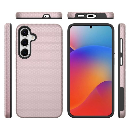 Dėklas Perfectionists Triangle Case Samsung A366 A36 5G rožinio aukso