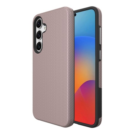 Dėklas Perfectionists Triangle Case Samsung S721 S24 FE rožinio aukso