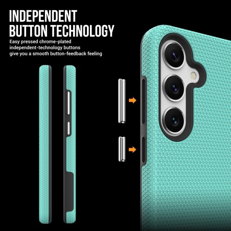Dėklas Perfectionists Triangle Case Samsung S901 S22 5G žalias