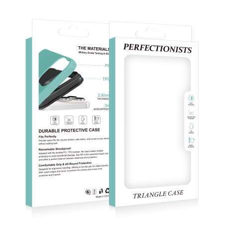 Dėklas Perfectionists Triangle Case Samsung S911 S23 5G tamsiai mėlynas
