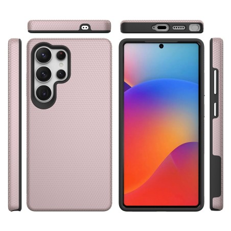 Dėklas Perfectionists Triangle Case Samsung S918 S23 Ultra 5G rožinio aukso