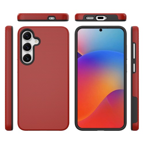 Dėklas Perfectionists Triangle Case Samsung S921 S24/S931 S25 raudonas