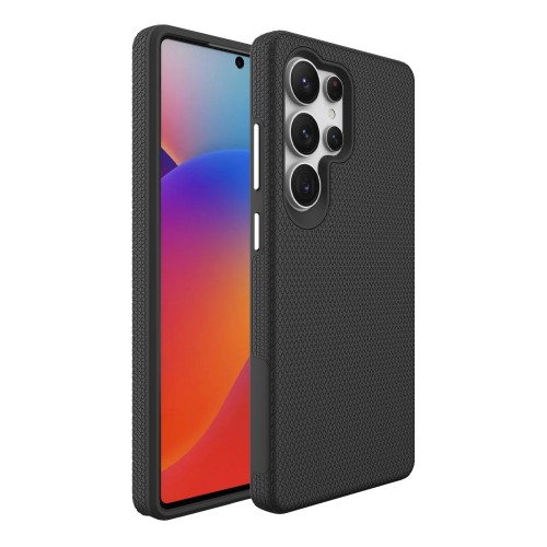 Dėklas Perfectionists Triangle Case Samsung S928 S24 Ultra juodas