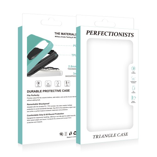 Dėklas Perfectionists Triangle Case Samsung S938 S25 Ultra juodas