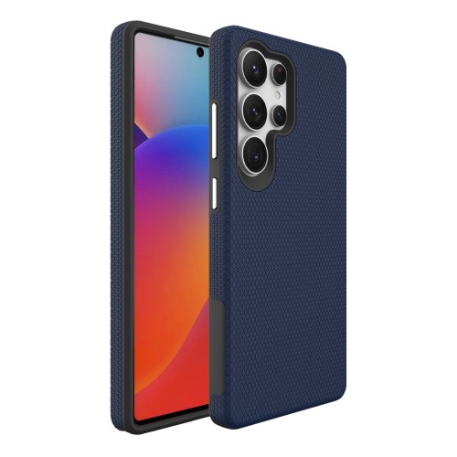 Dėklas Perfectionists Triangle Case Samsung S938 S25 Ultra tamsiai mėlynas