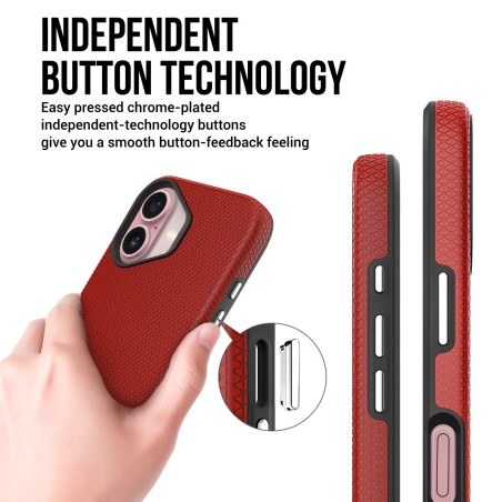 Dėklas Perfectionists Triangle Mag Case Apple iPhone 11 raudonas