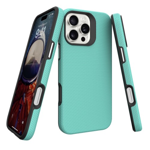 Dėklas Perfectionists Triangle Mag Case Apple iPhone 14 Pro žalias
