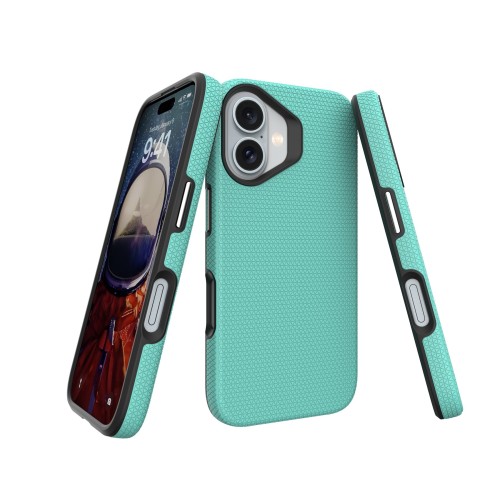 Dėklas Perfectionists Triangle Mag Case Apple iPhone 16 Plus žalias