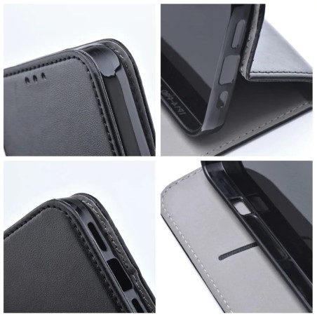 Dėklas Smart Magnetic Samsung A256 A25 5G juodas