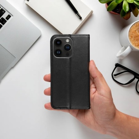 Dėklas Smart Magnetic Xiaomi Redmi Note 12S juodas