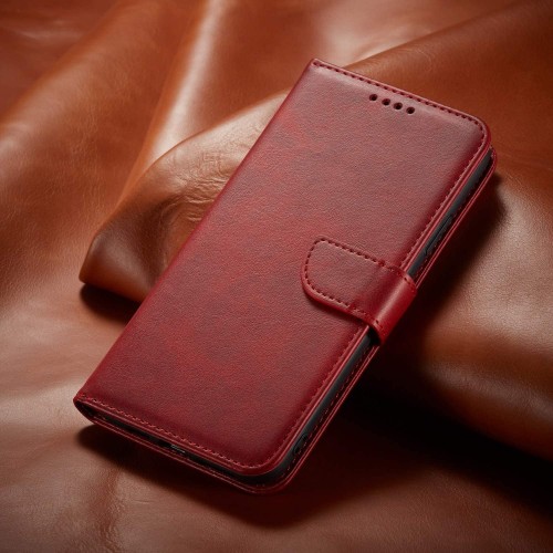 Dėklas Wallet Case Samsung A546 A54 5G raudonas