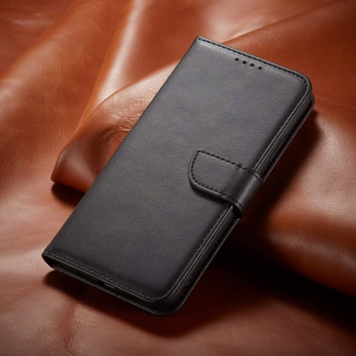Dėklas Wallet Case Xiaomi Redmi Note 14 4G juodas