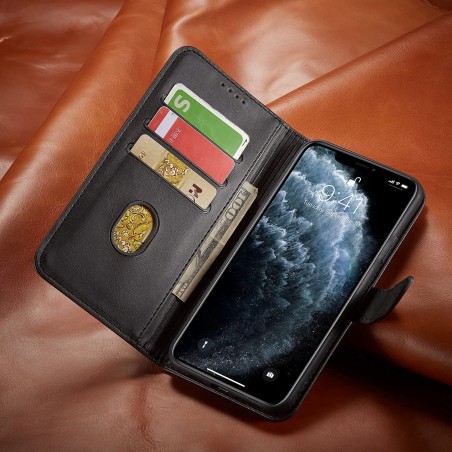 Dėklas Wallet Case Xiaomi Redmi Note 14 4G juodas