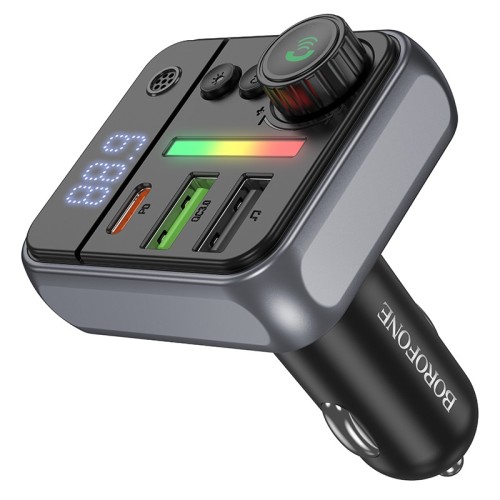FM bangų moduliatorius Borofone BC50 PD20W+QC3.0