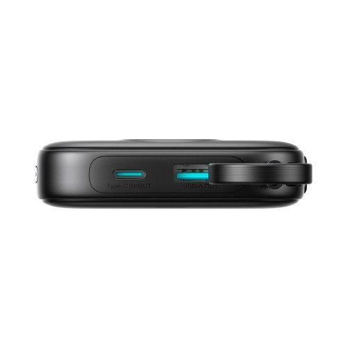Išorinė baterija Power Bank Joyroom JR-PBF17 22.5W with USB-C cable 10000mAh juoda