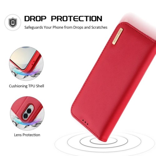 Dėklas Dux Ducis Hivo skirtas Samsung S937 S25 Edge raudonas