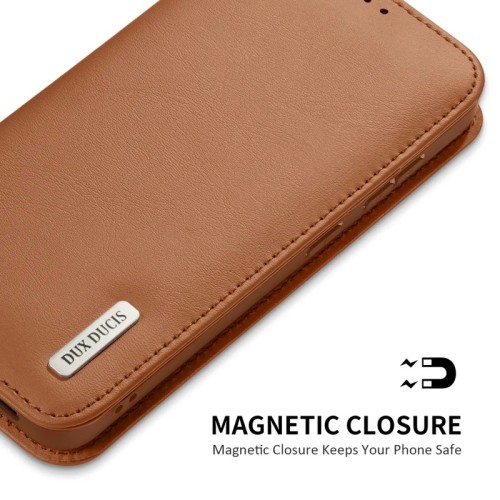 Dėklas Dux Ducis Hivo skirtas Samsung S937 S25 Edge rudas