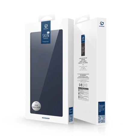 Dėklas Dux Ducis Skin Pro Xiaomi Redmi Note 14 4G tamsiai mėlynas