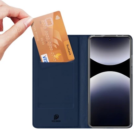 Dėklas Dux Ducis Skin Pro Xiaomi Redmi Note 14 Pro 4G tamsiai mėlynas