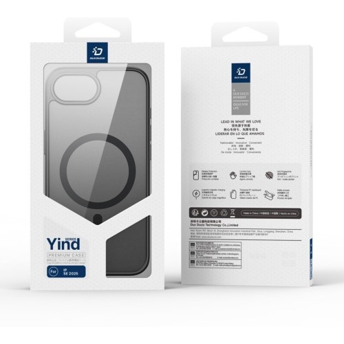 Dėklas Dux Ducis Yind Apple iPhone 16e juodas