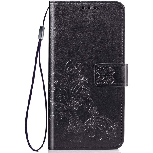 Dėklas Flower Book Samsung A556 A55 5G juodas
