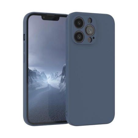 Dėklas Liquid Silicone 1.5mm Samsung S937 S25 Edge tamsiai mėlynas