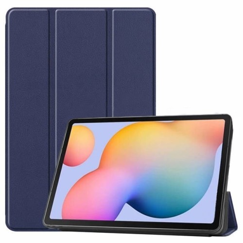 Dėklas Reach Smart Leather Lenovo Tab P12 12.7 TB370 tamsiai mėlynas