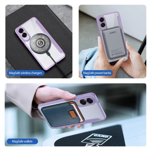 Dėklas Dux Ducis Skin X Pro skirtas Samsung S937 S25 Edge violetinis