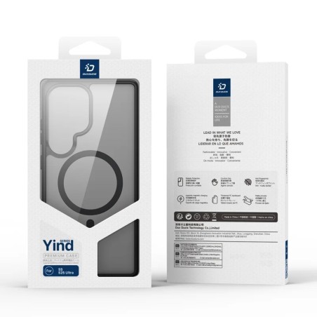 Dėklas Dux Ducis Yind skirtas Samsung S938 S25 Ultra juodas