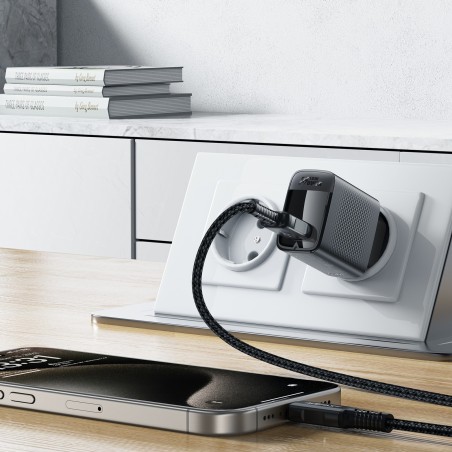 Įkroviklis Acefast A90 18W USB-A juodas