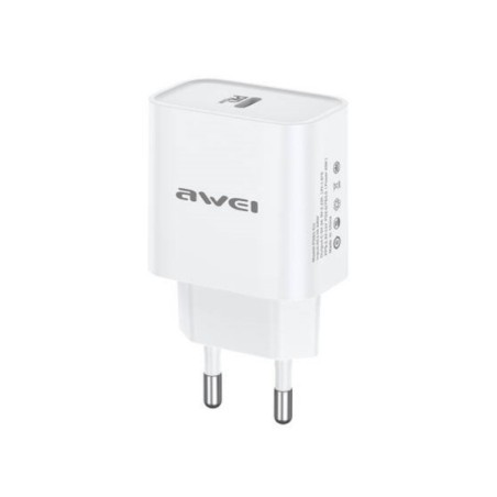 Įkroviklis Awei PD61-EU 20W USB-C baltas