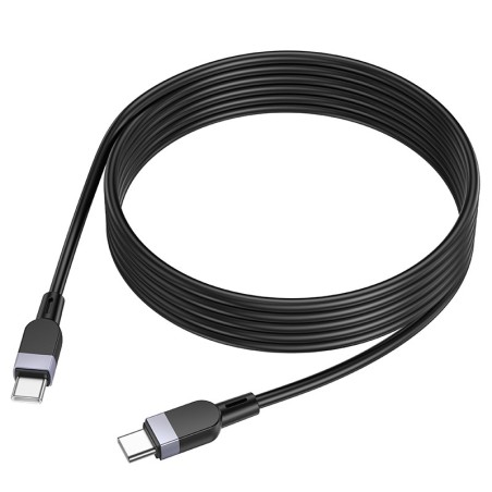 USB kabelis Hoco X109 60W USB-C to USB-C 2.0m juodas